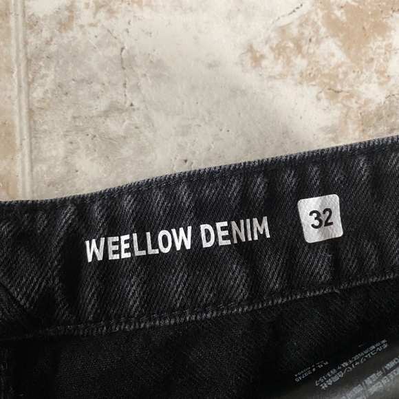 Volcom Size 32 WEELLOW Black Loose fit Baggy Jeans Y2K Grunge Relaxed - Picture 3 of 11